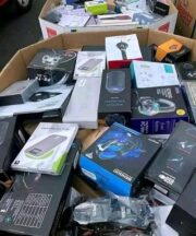 Mixed electronics devices and toys pallets