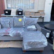 Sofa with side table deals - Image 2